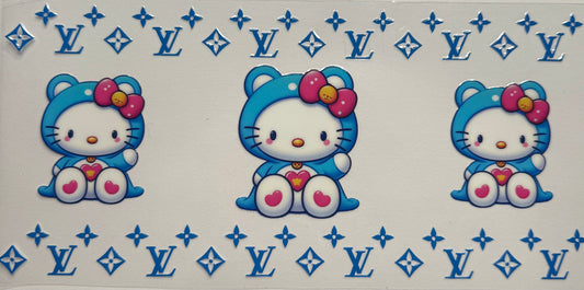 Cup wraps uvdtf hello kitty care bear blue