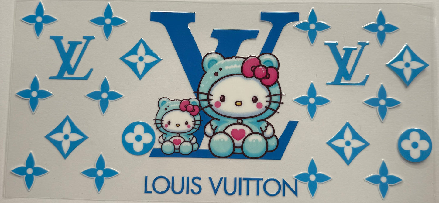 Cup wraps uvdtf blue lv hello kitty Care Bears