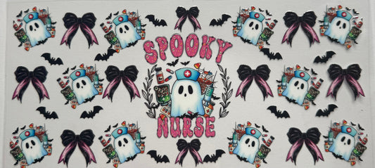 Cup wraps uvdtf Halloween spooky nurse job