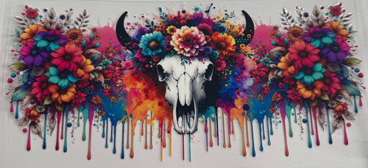 uvdtf  transfer wrap Steer floral