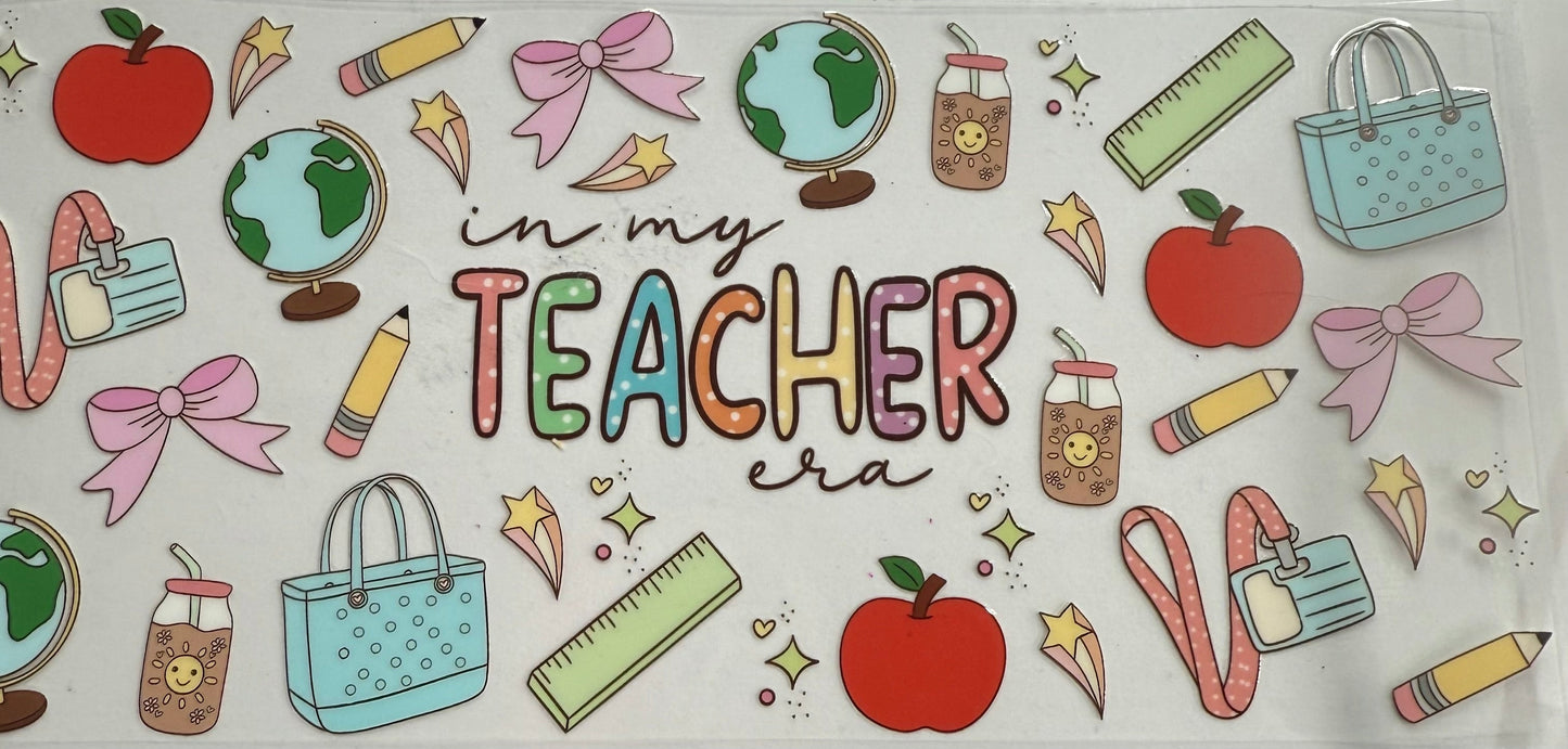 uvdtf  transfer wrap Teacher