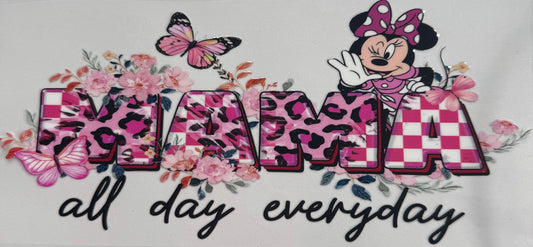 uvdtf  transfer wrap Minnie mama