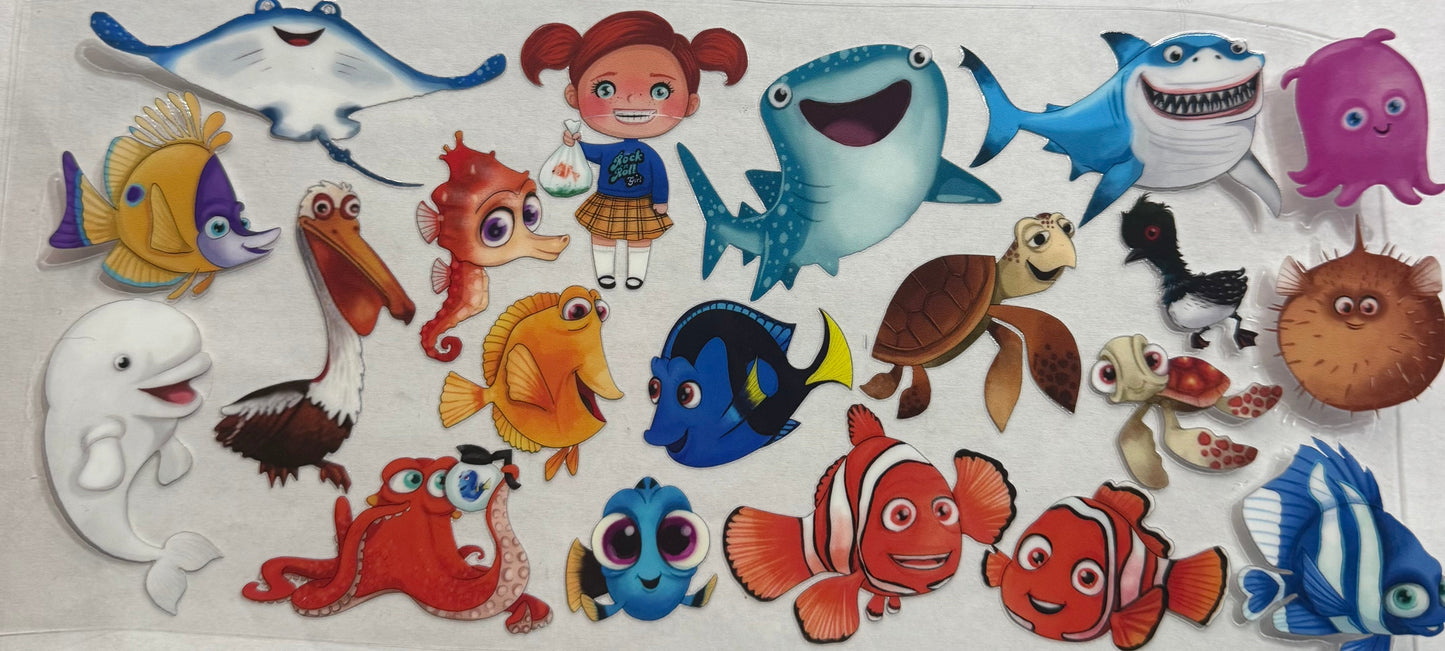 uvdtf  transfer wrap Finding Nemo