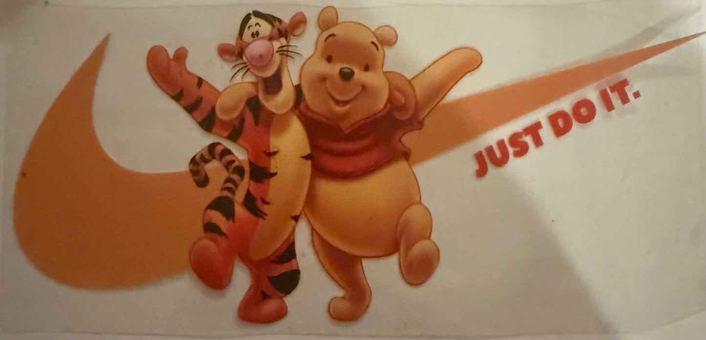 Cup wraps uvdtf Pooh and tigger Nike just do it