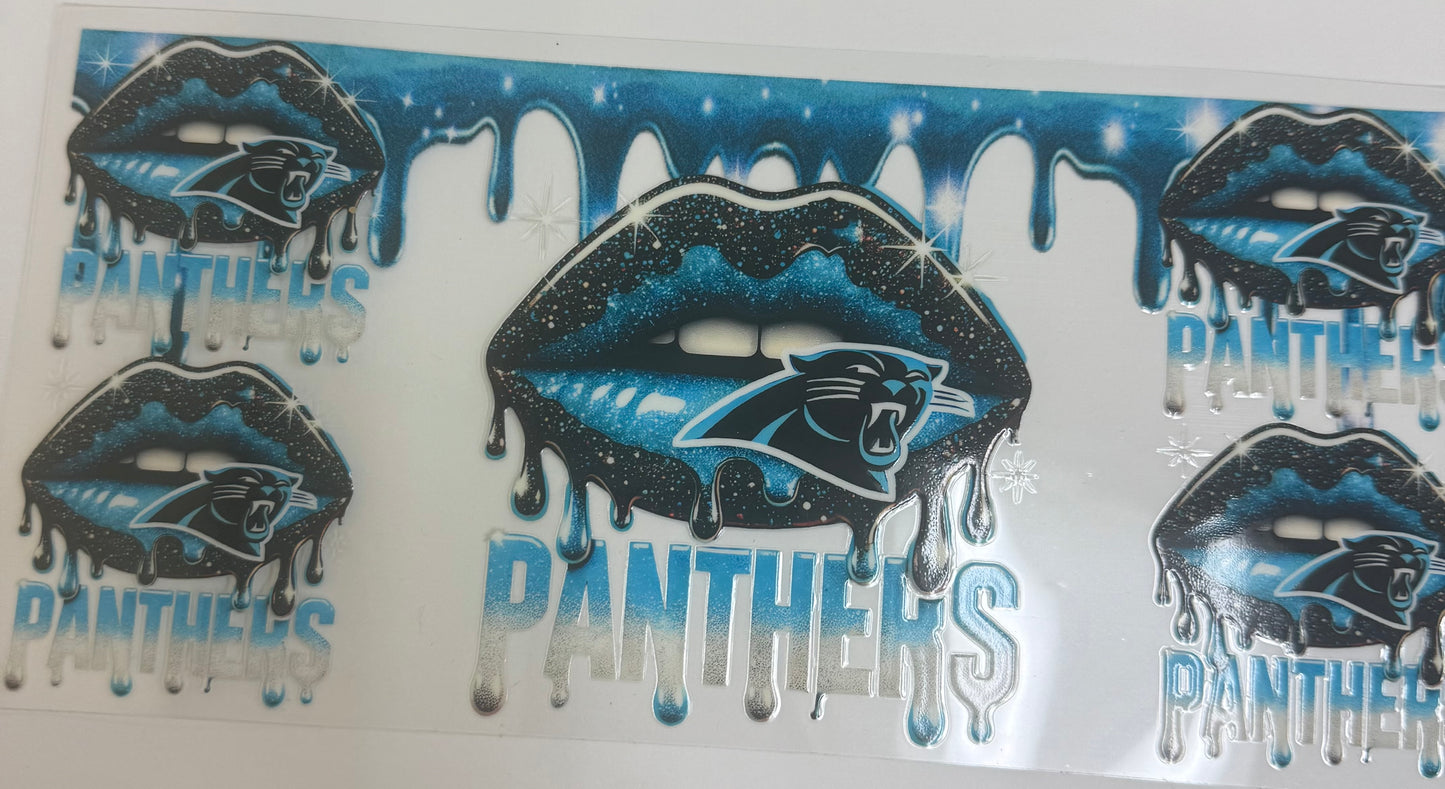 Cup wraps uvdtf Panthers lips football