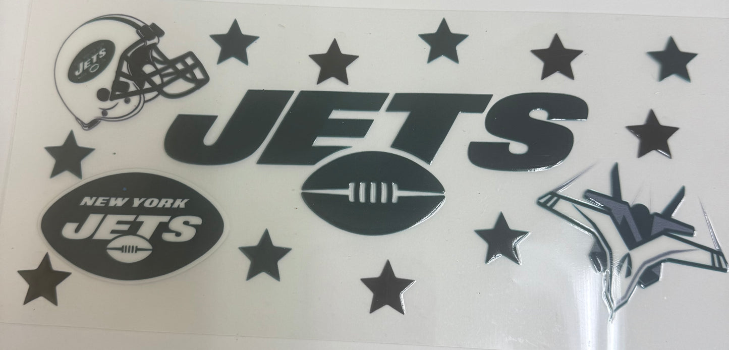 Cup wraps uvdtf New York jets football
