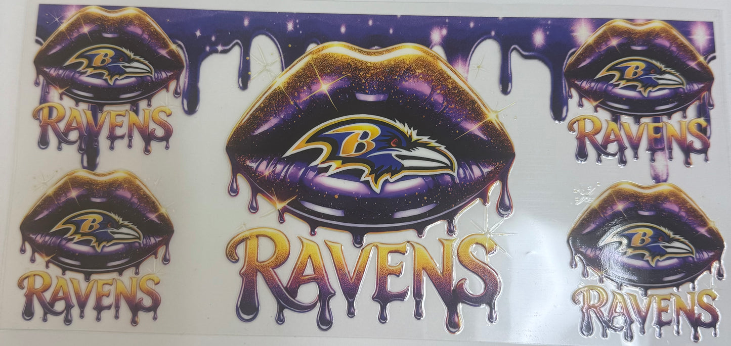 Cup wraps uvdtf Ravens football