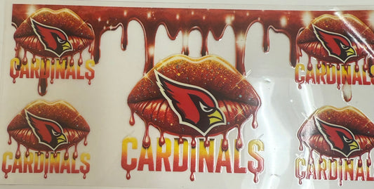 Cup wraps uvdtf Cardinals lips football