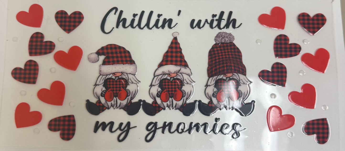 Cup wraps uvdtf Chillin with my gnomes