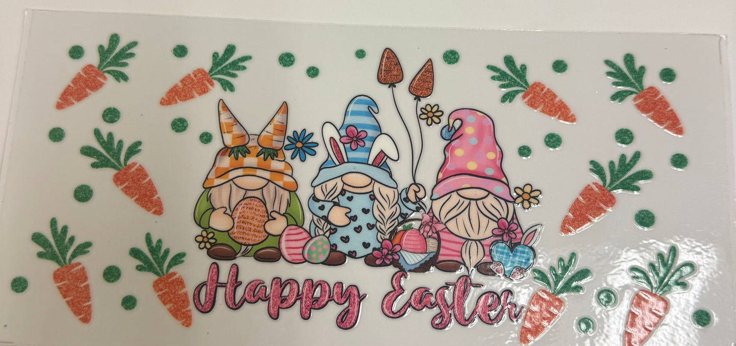 Cup wraps uvdtf Easter gnomes