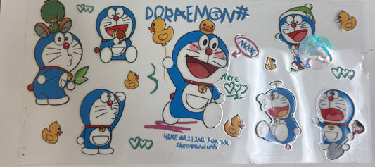 Cup wraps uvdtf Doraemon