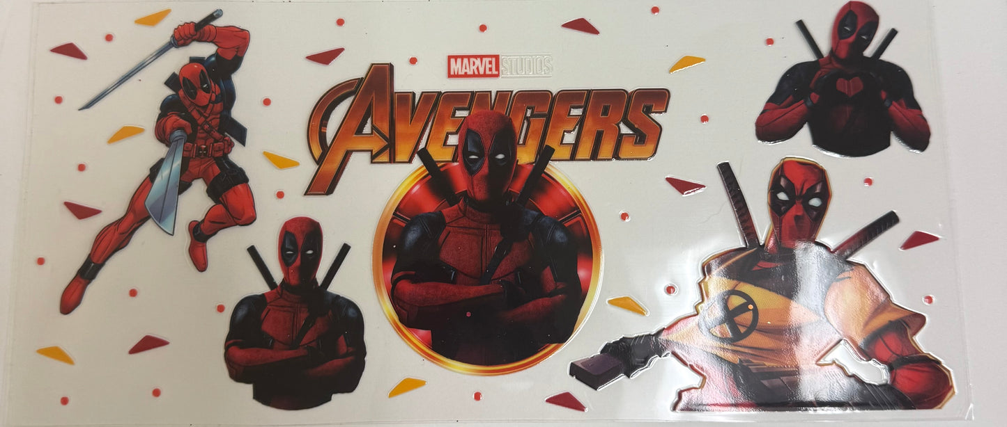 Cup wraps uvdtf Avengers