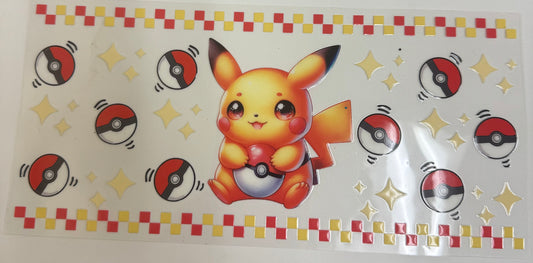 Cup wraps uvdtf Pokémon Pikachu