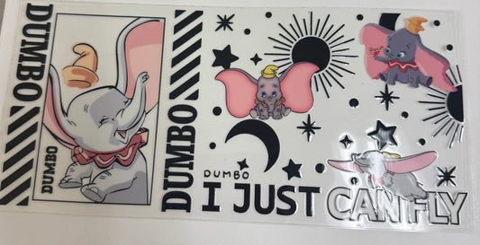Cup wraps uvdtf  Dumbo, I just can fly