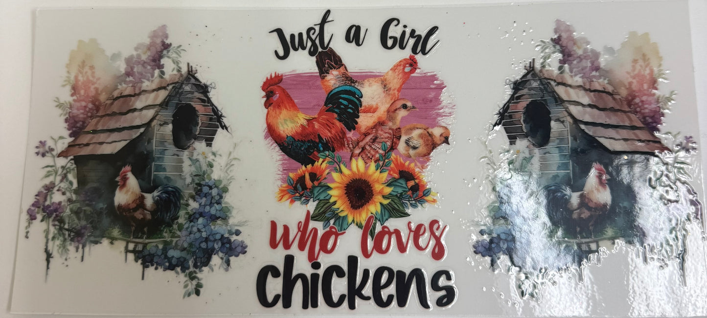 Cup wraps uvdtf  Just a girl who loves chicken