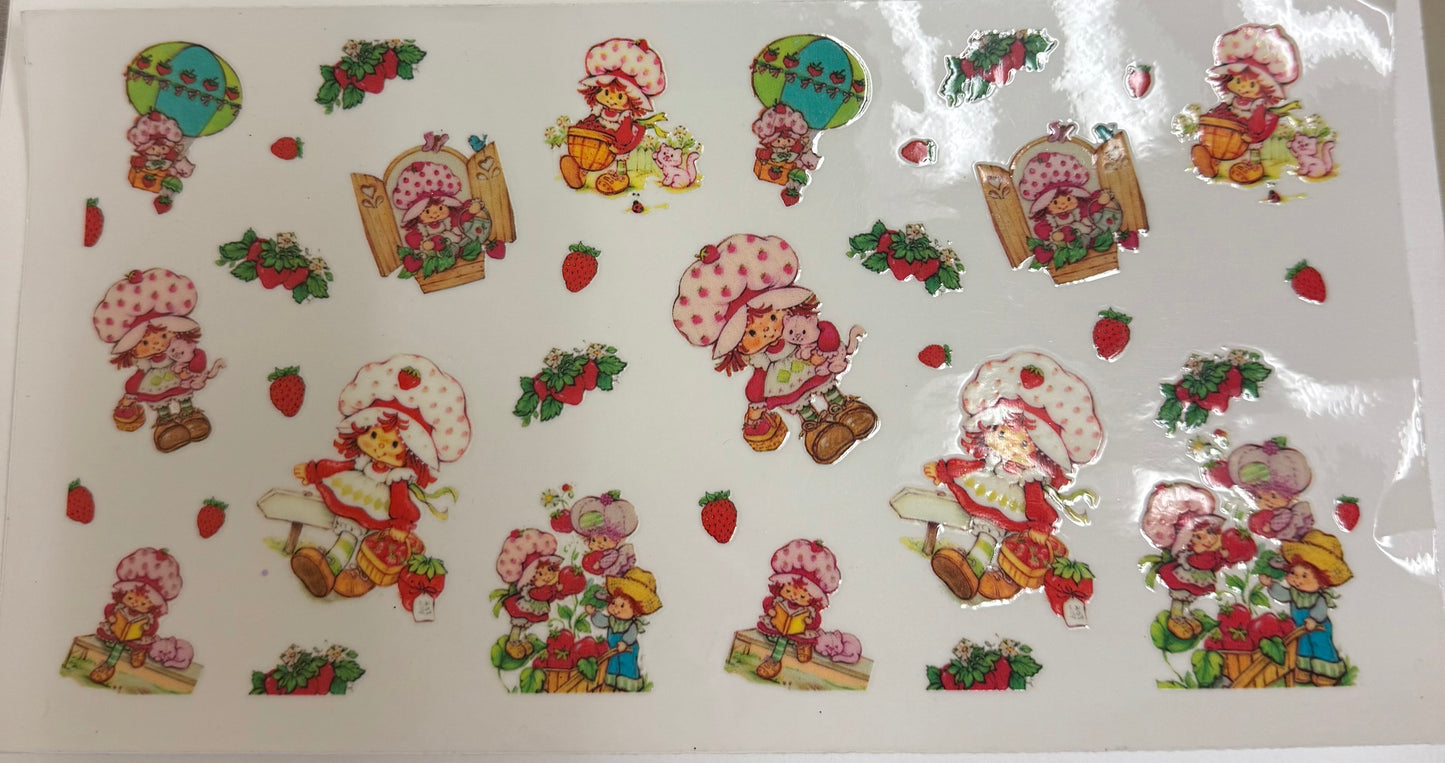 Cup wraps uvdtf Strawberry shortcake with strawberry’s