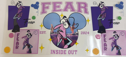 Cup wraps uvdtf  inside out fear