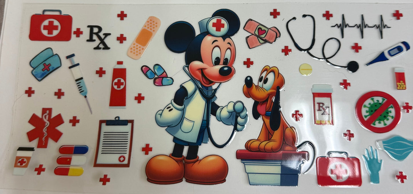 Cup wraps uvdtf Doctor Mickey