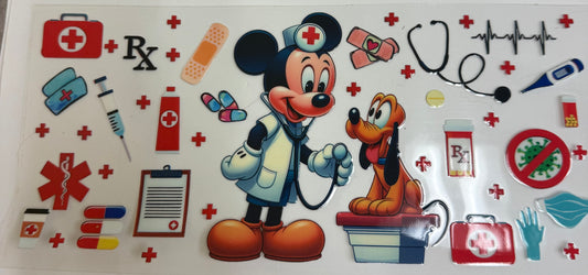 Cup wraps uvdtf Doctor Mickey