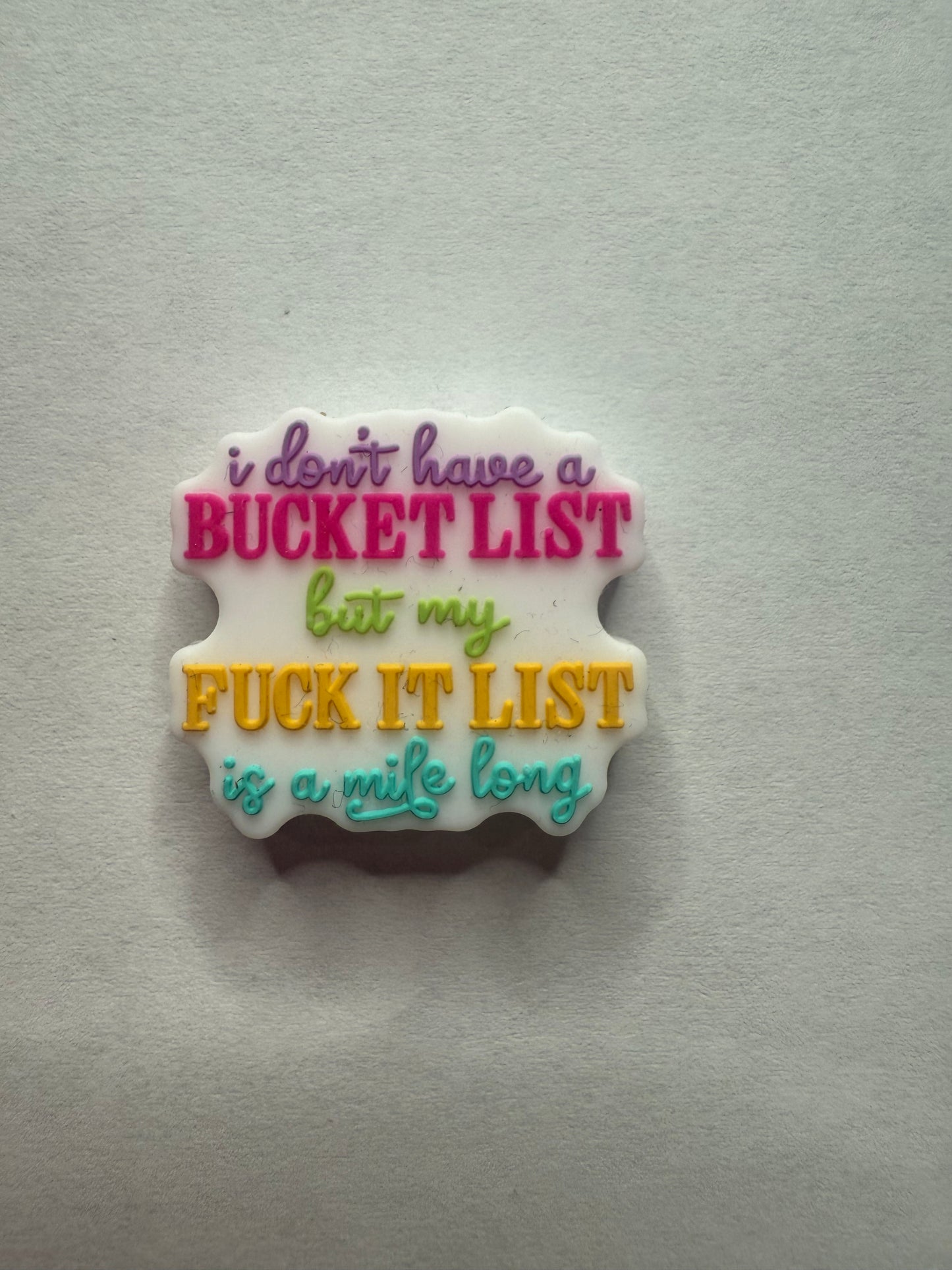 Focals 2d I don’t have bucket list but my fuck it list is a mile long