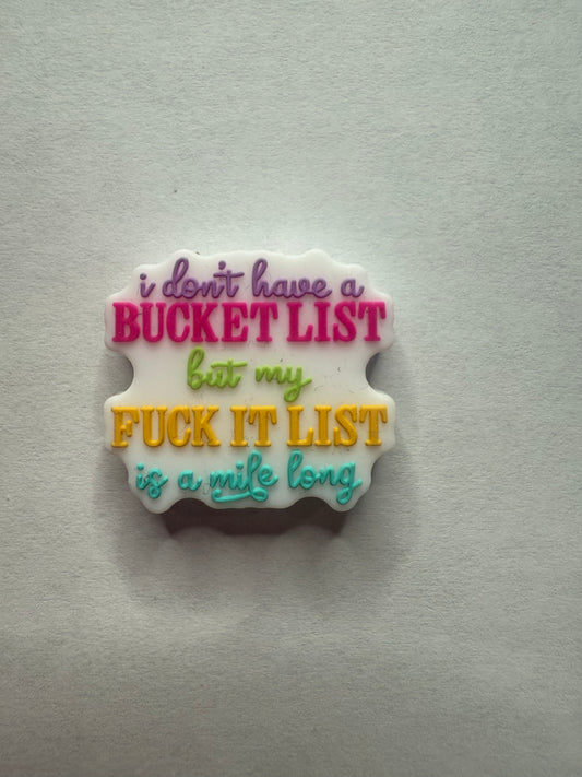 Focals 2d I don’t have bucket list but my fuck it list is a mile long