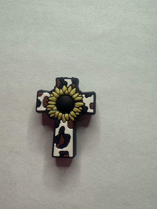 Focal 2d Cow print cross