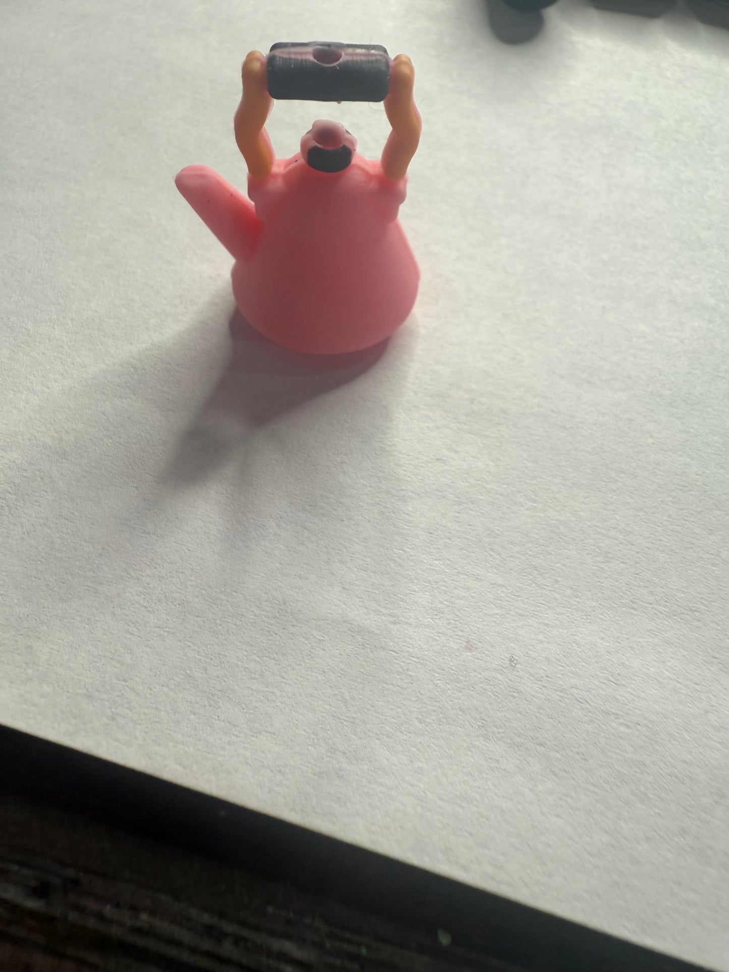 Focal 3d pink tea pot