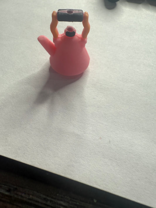 Focal 3d pink tea pot