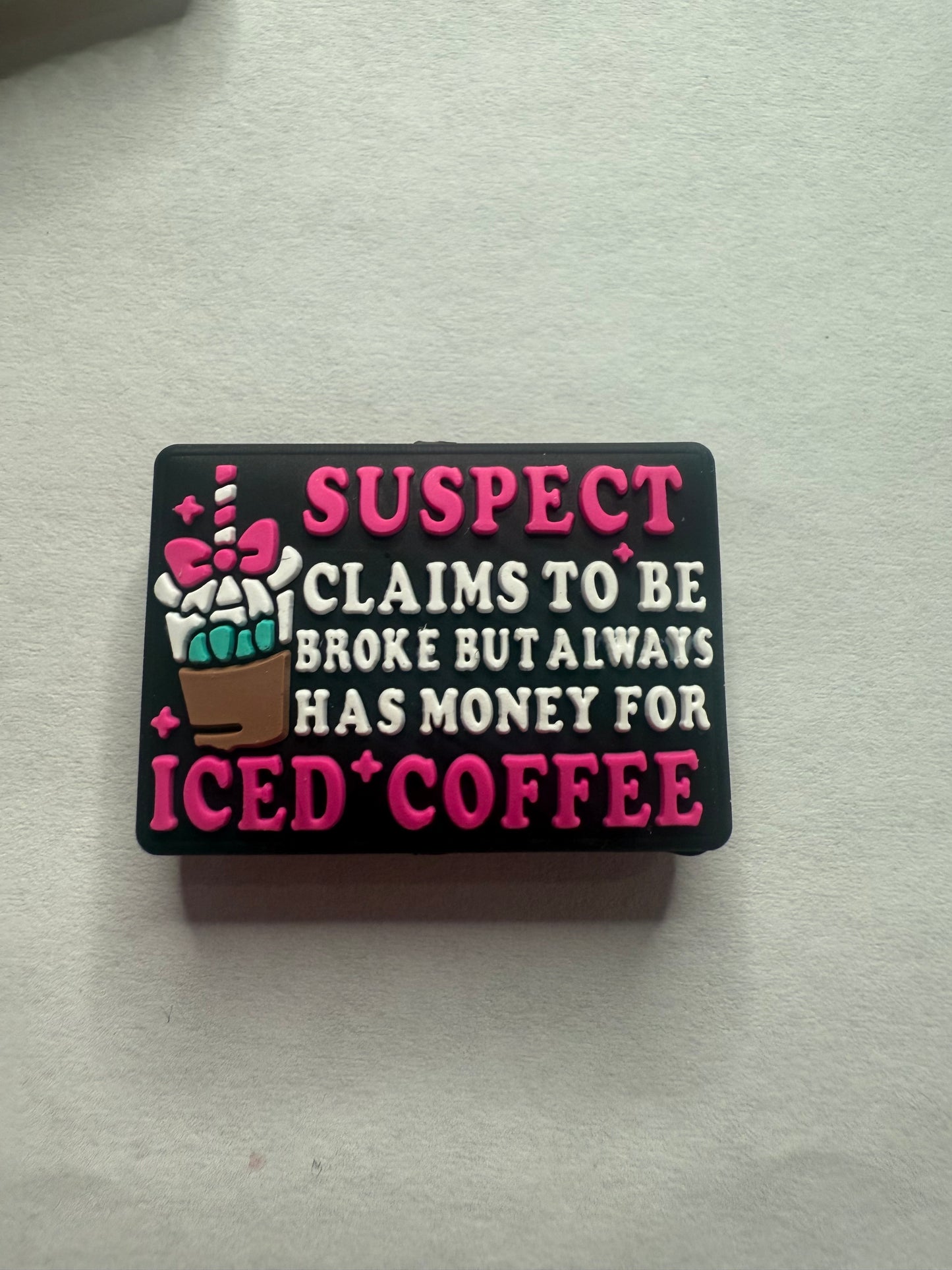 Focal 2d Suspect claims be broke, but always has money for iced coffee