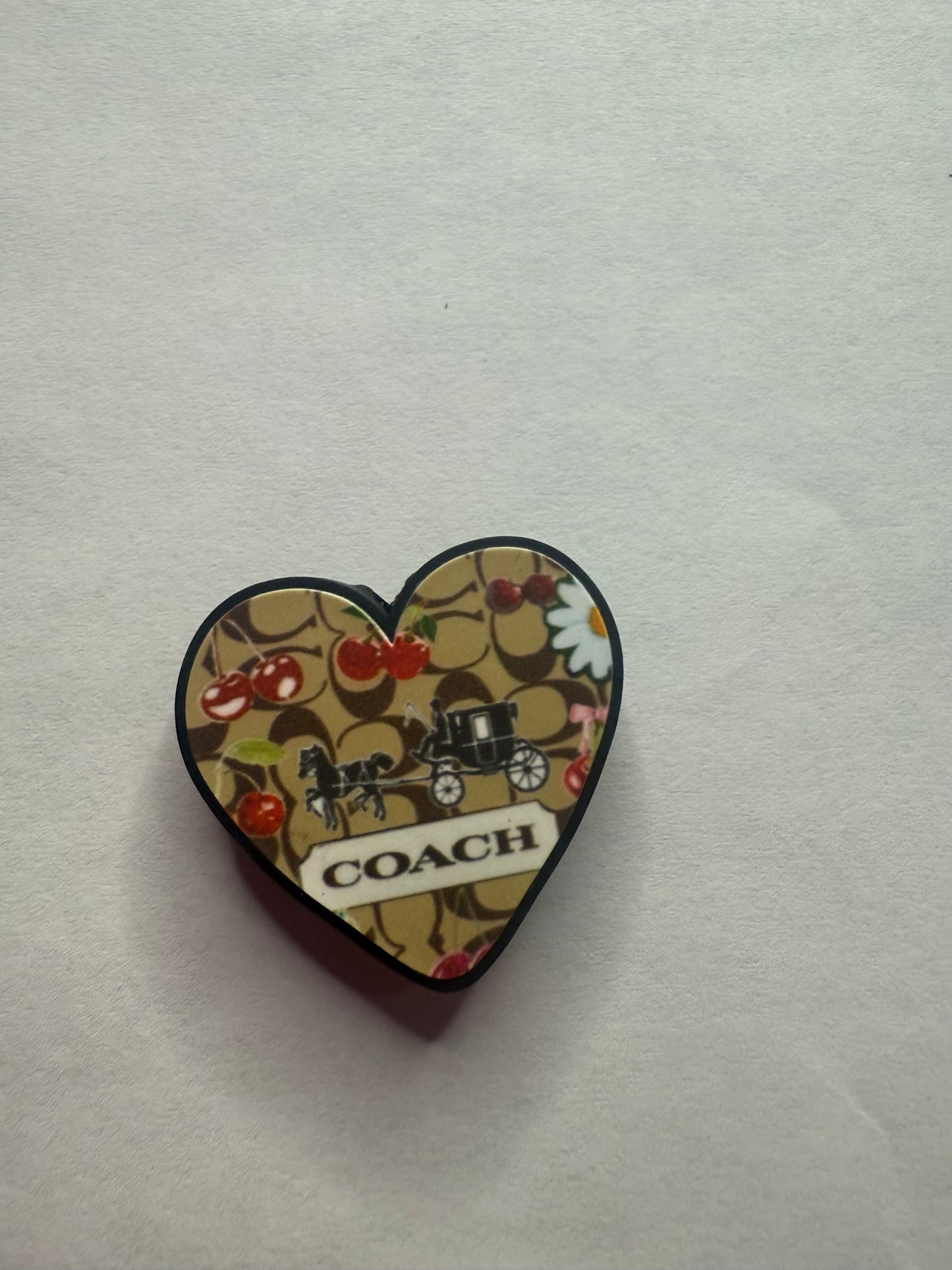Focal 2d Coach heart with cherries