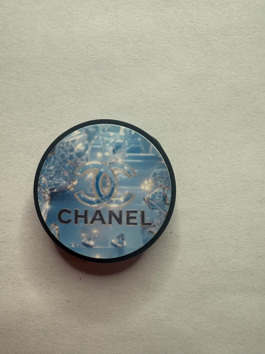 Focal 2d Chanel round blue with ice