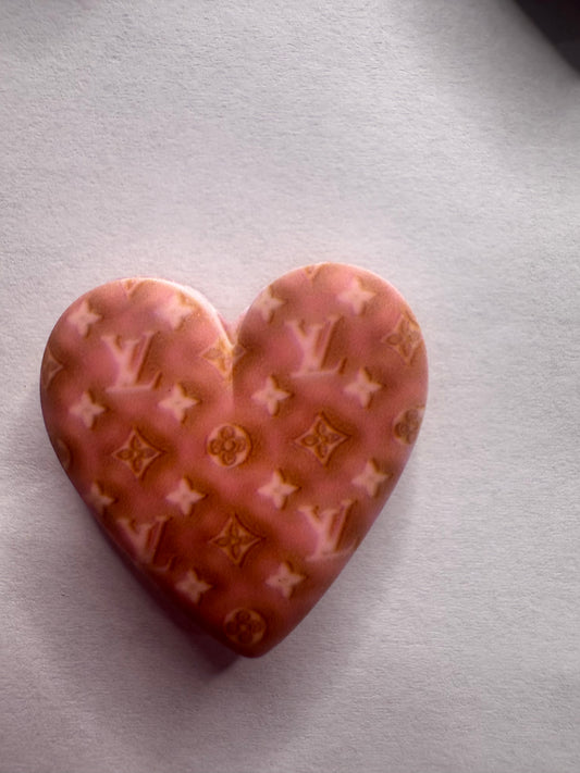 Focal 2d lv heart brown and pink