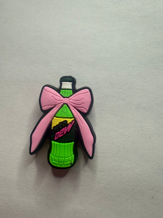 Focal 2d Mt dew with pink bow