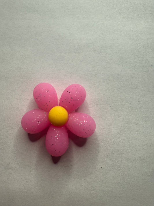 Focal 3d pink flower