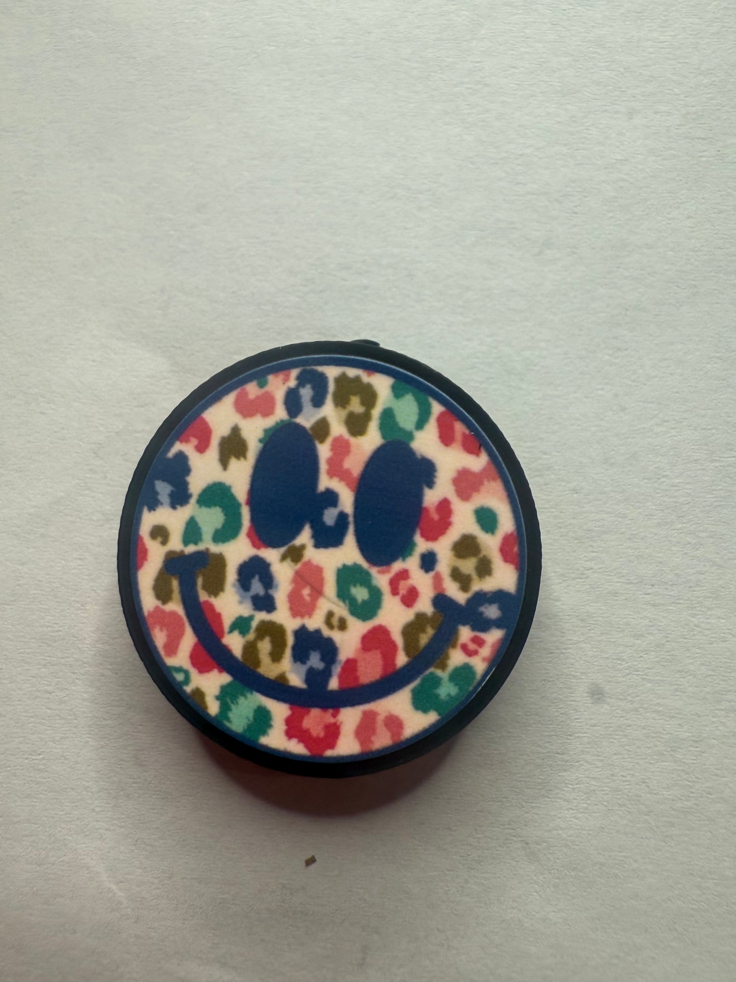 Focal 2d Rainbow, leopard smiley face