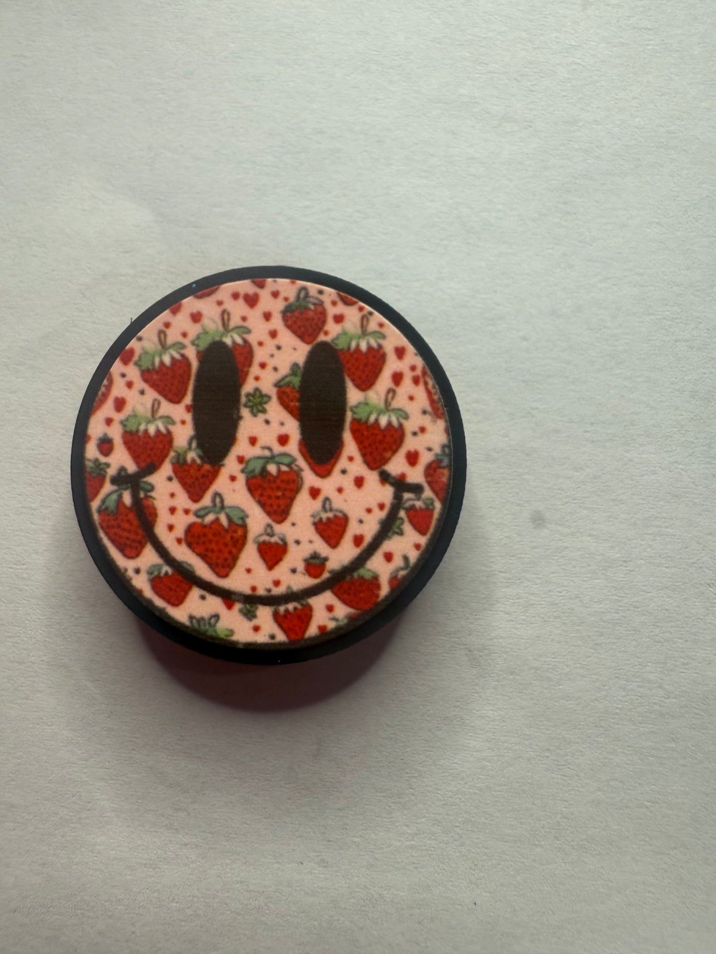Focal 2d Strawberry smiley face