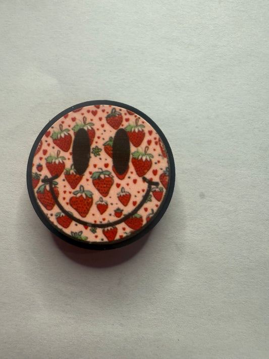 Focal 2d Strawberry smiley face