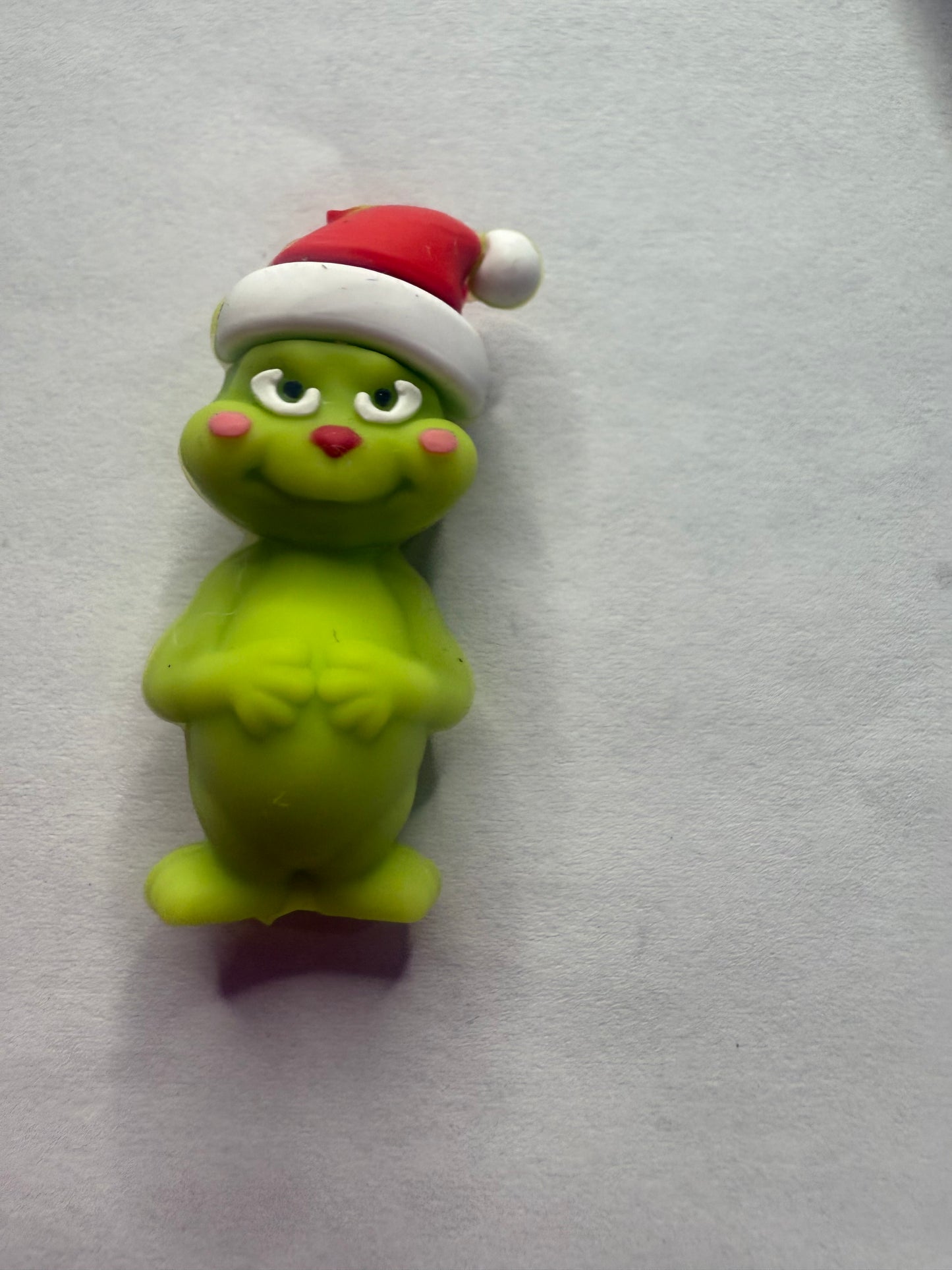 Focal 3d grinch with Christmas hat