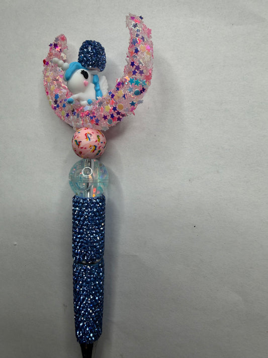 Premade ready to ship Unicorn and moon pen