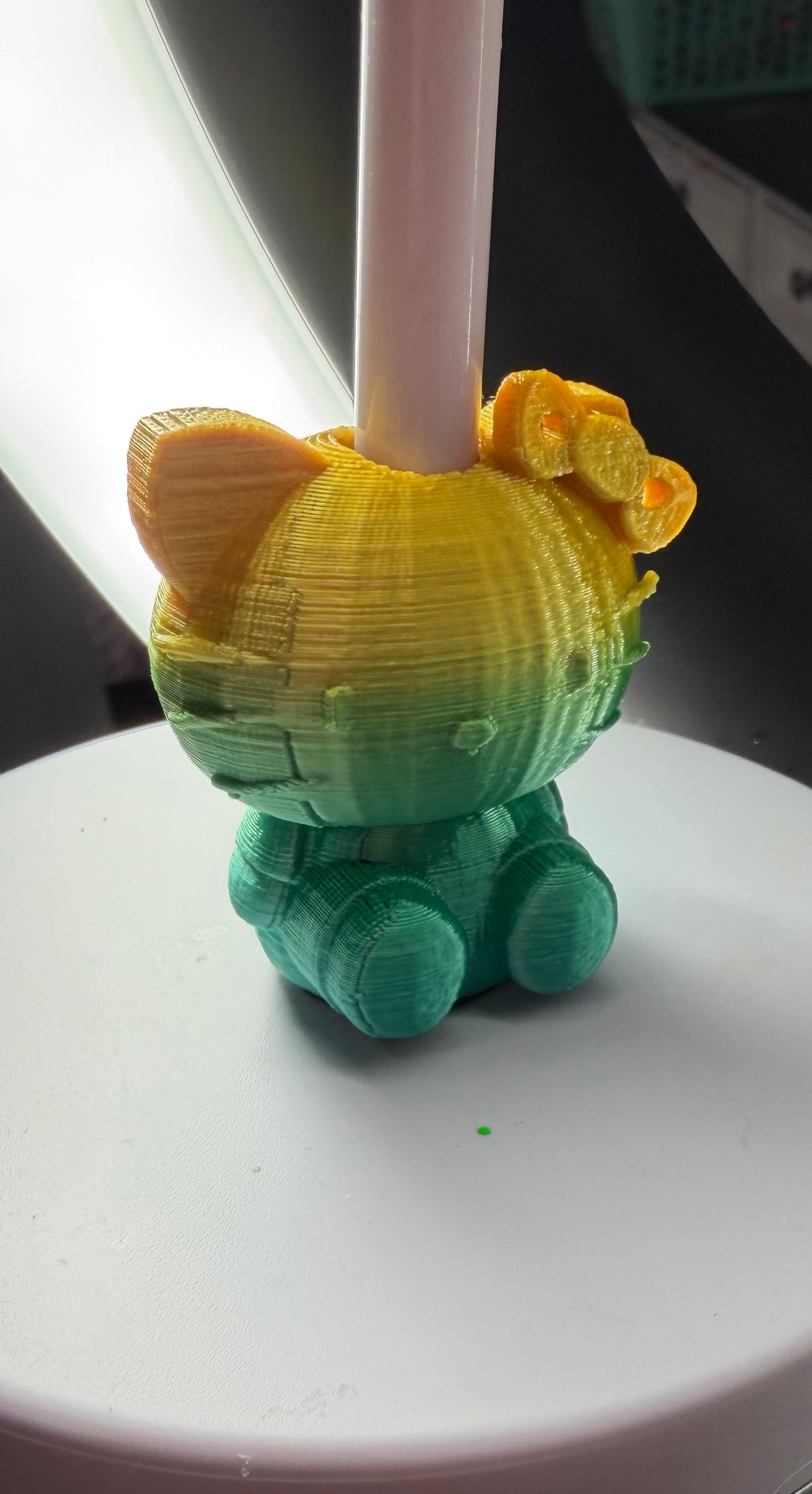 3d printed hello kitty straw toppers