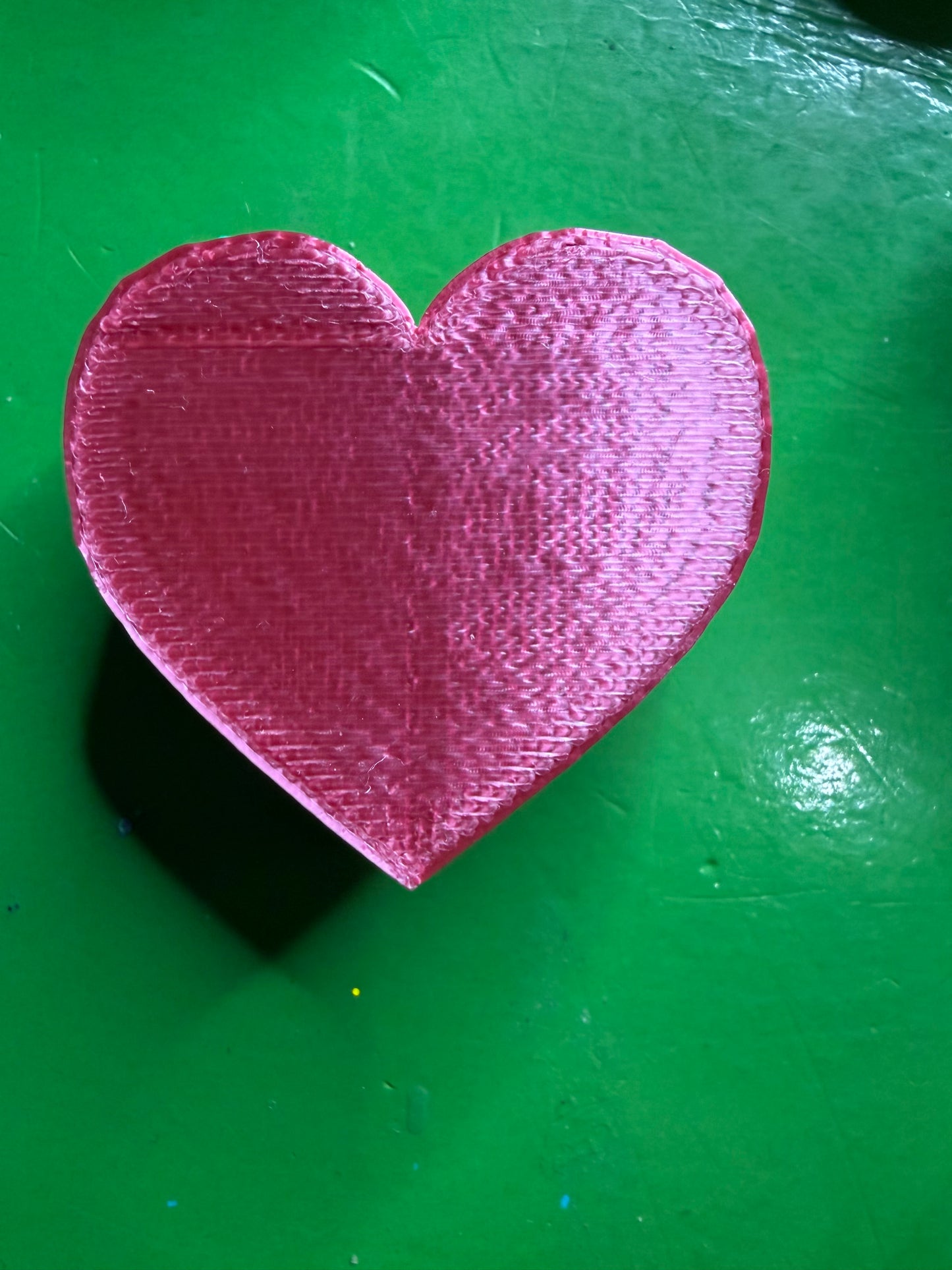 3d printed hearts for straws pink/yellow