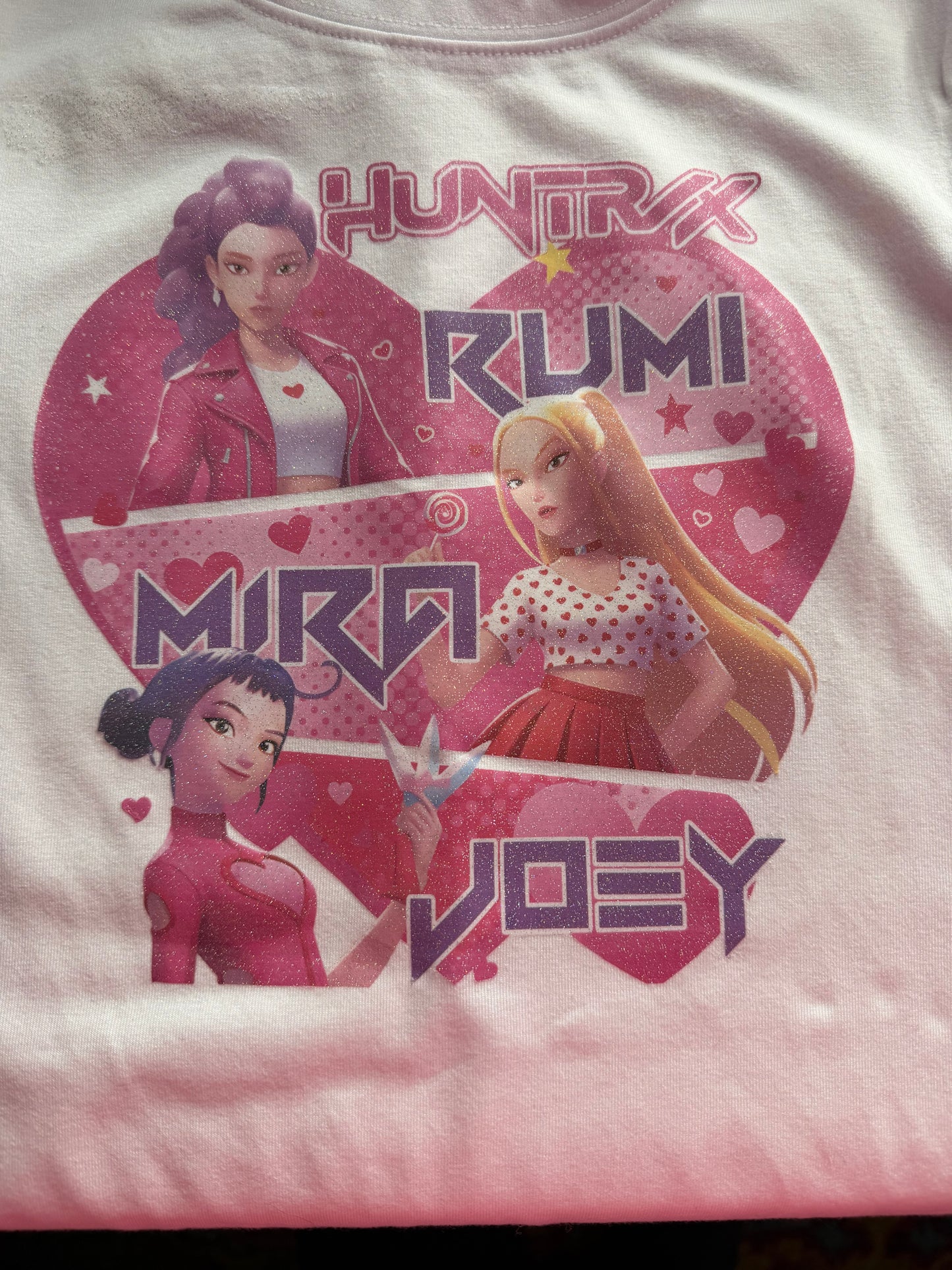 Custom dtf prints Kpop girls with heart