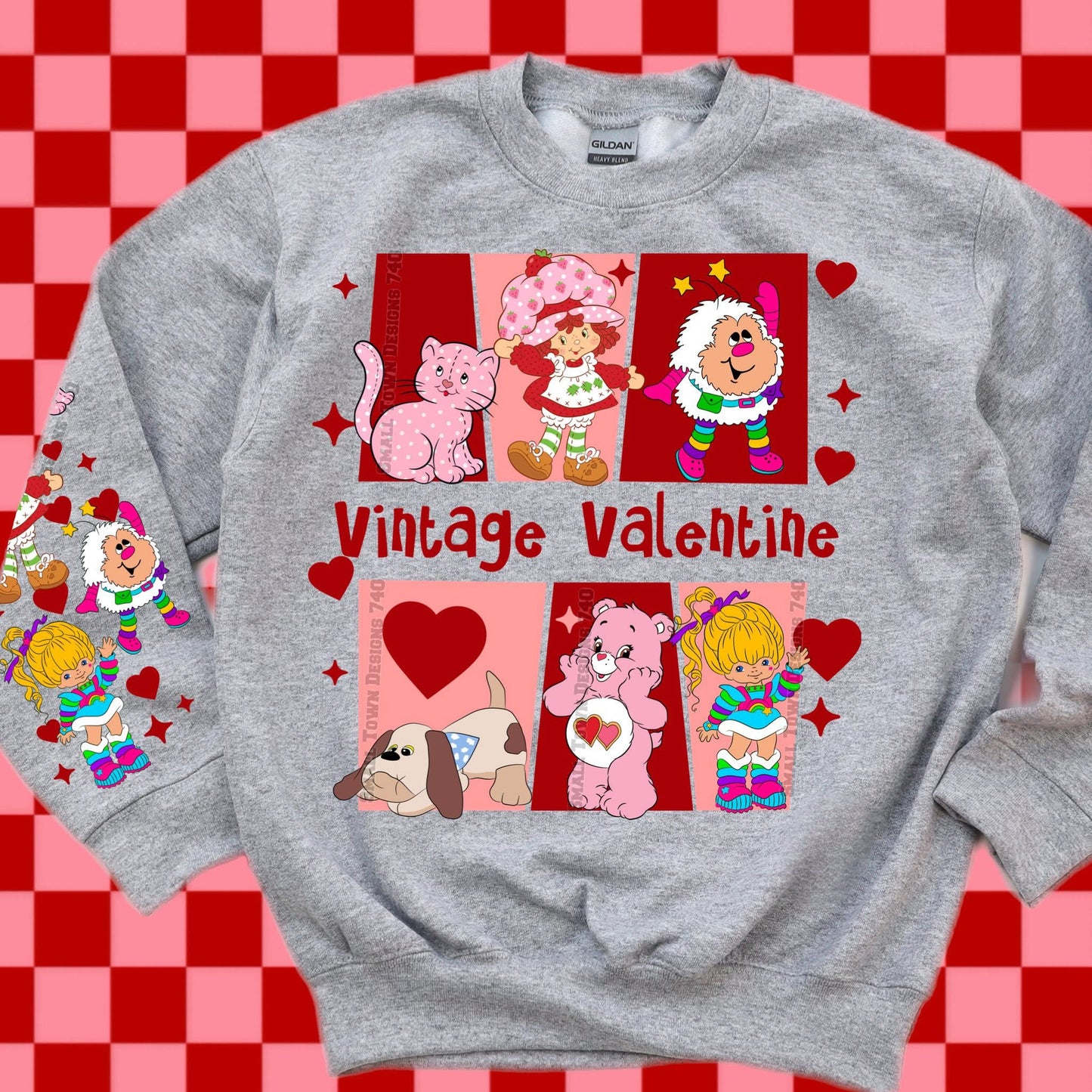 Custom clothing sweater  vintage theme sleeve also done