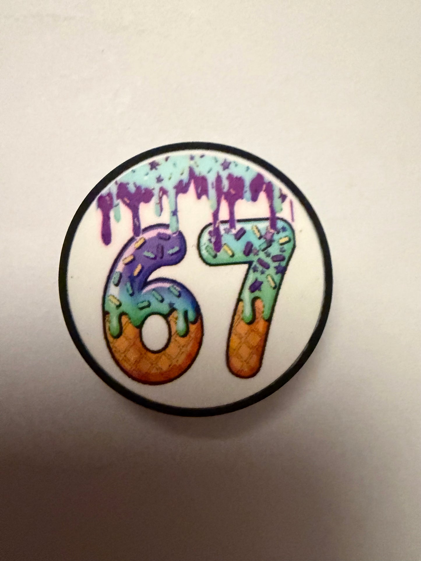 Focal 2d glow in dark 67 ice cream theme