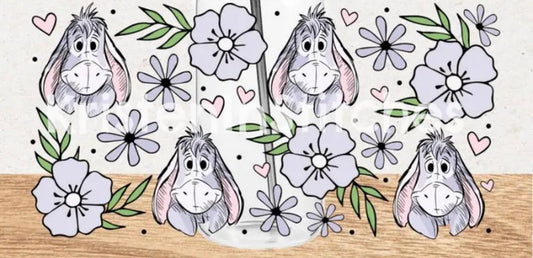 Cup wraps uvdtf Eeyore and floral