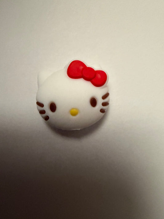 Focal 3d hello kitty head with red bow