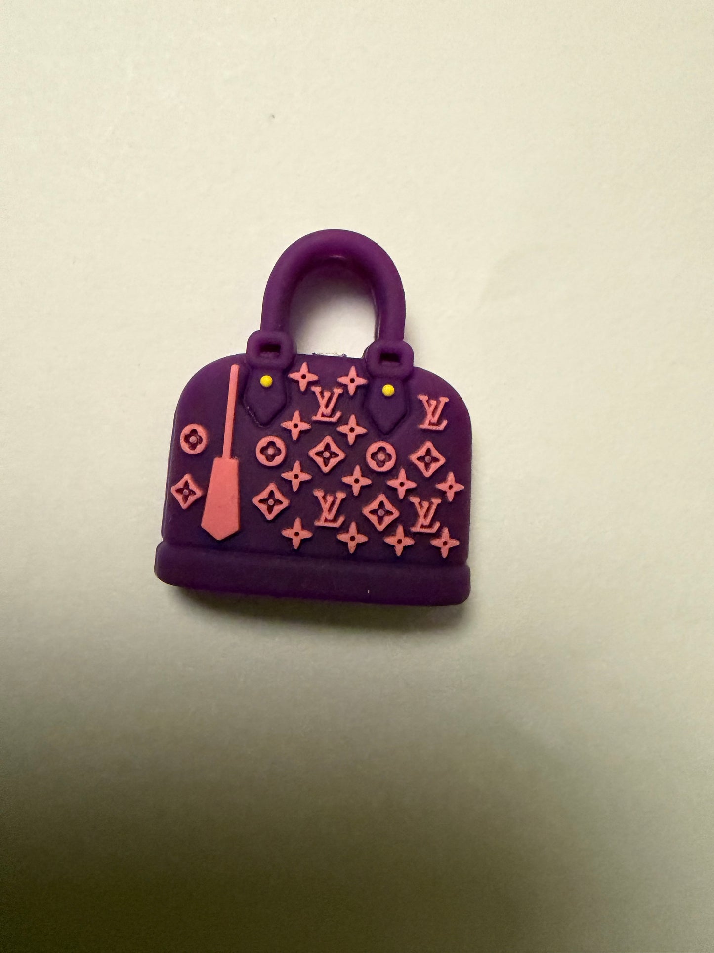 Focal 3d lv purse purple and pink