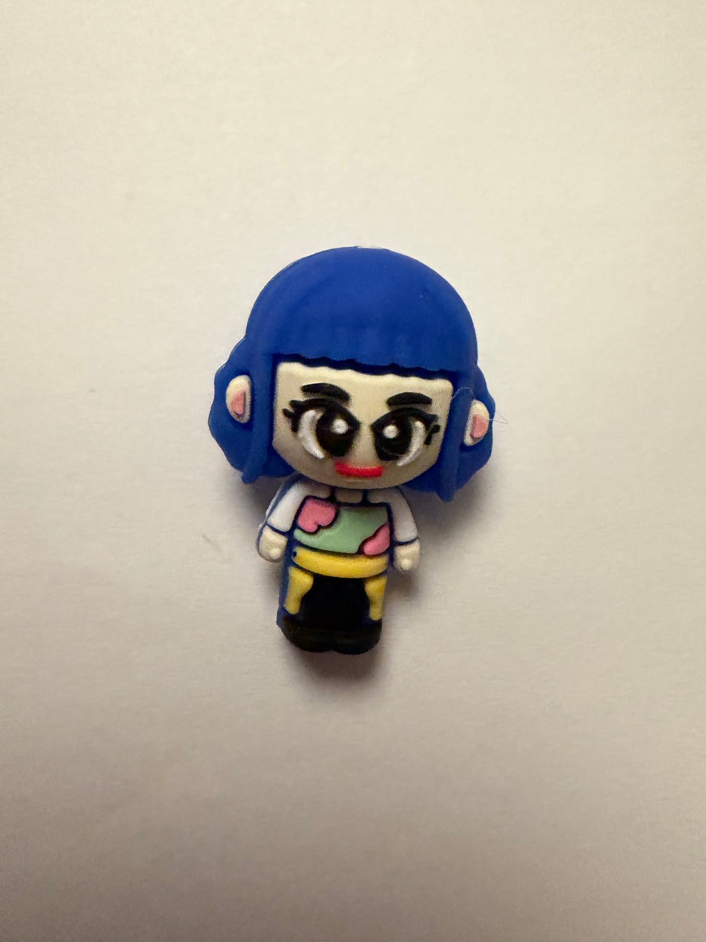 Focal 3d K-pop blue hair girl
