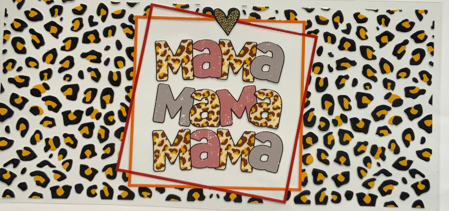 uvdtf  transfer wrap cheetahs mama