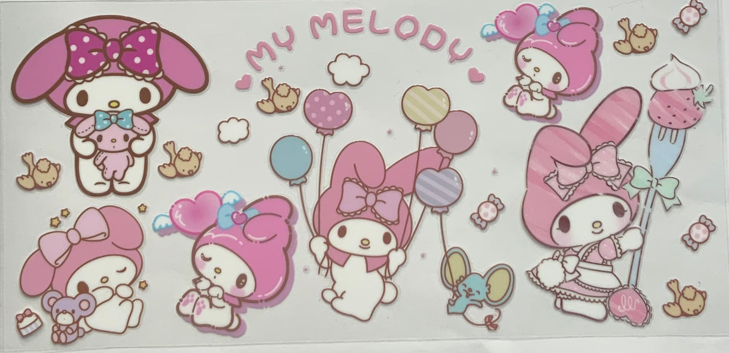 uvdtf  transfer wrap my melody pink